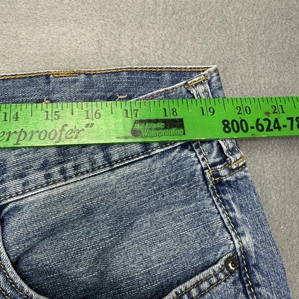 American Eagle Jeans Mens 38x32 Original Straight Light Blue Denim 100% Cotton